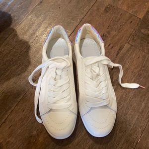 Dolce vita white tennis shoes. Never worn